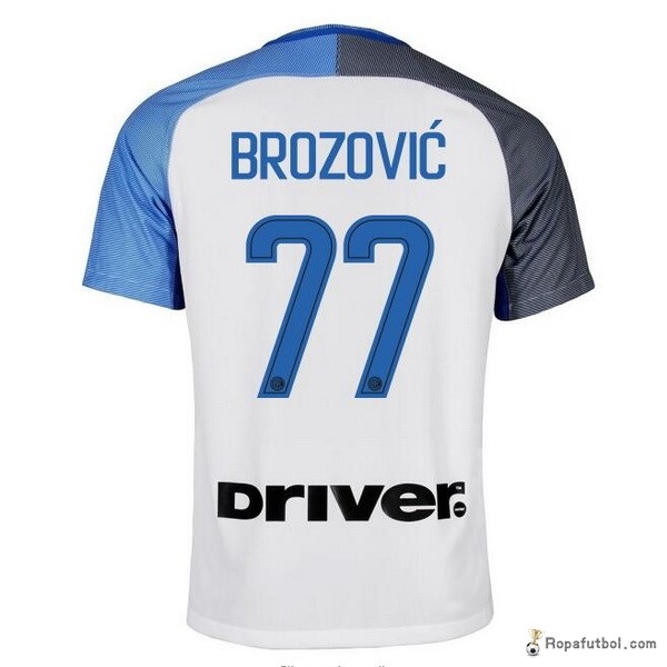 Camiseta Inter de Milán Replica Segunda Ropa Brozovic 2017/18